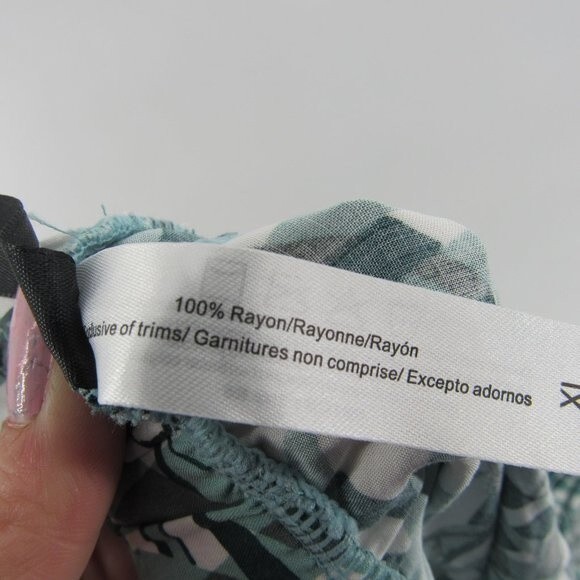 Adore Me womens pants tropical green with pockets Size XL - Picture 10 of 15